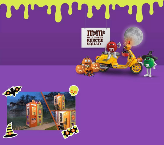 Oops! Didn't Order Enough Halloween Candy? M&M's to the Rescue!