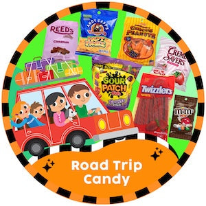 Road Trip Candy and Snacks