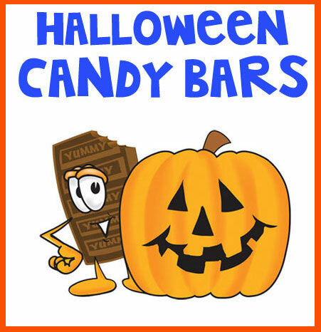 Halloween Candy Bars Selections