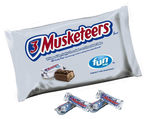 3 Musketeers Snack Size Candy Bars - 21ct