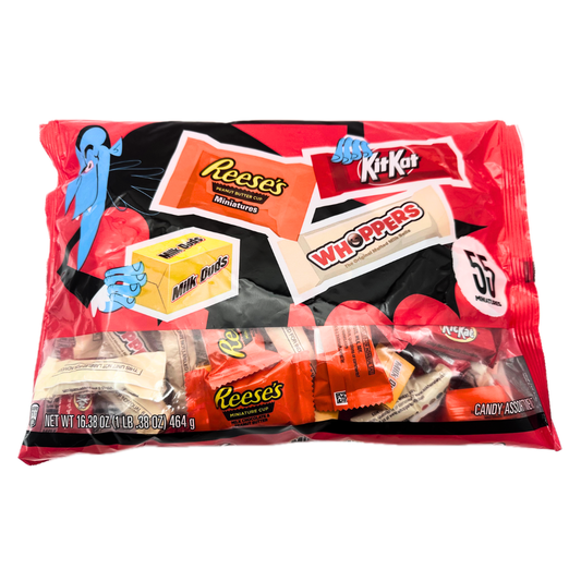HERSHEY'S 55 Piece Halloween Miniatures Assortment - 16.38oz