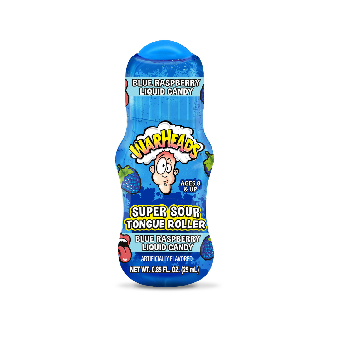 WarHeads Super Sour Tongue Roller Liquid Candy - 0.85oz / 12ct