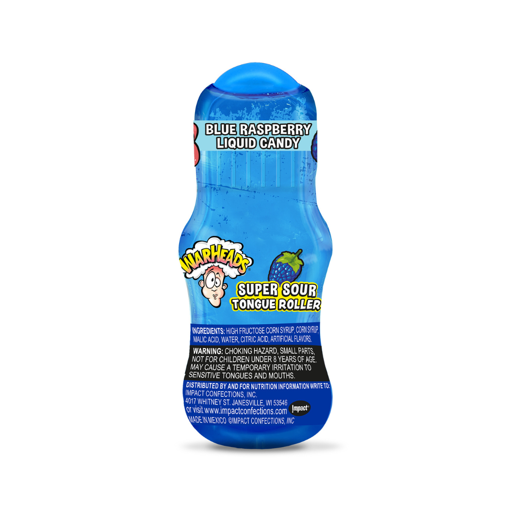 WarHeads Super Sour Tongue Roller Liquid Candy - 0.85oz / 12ct