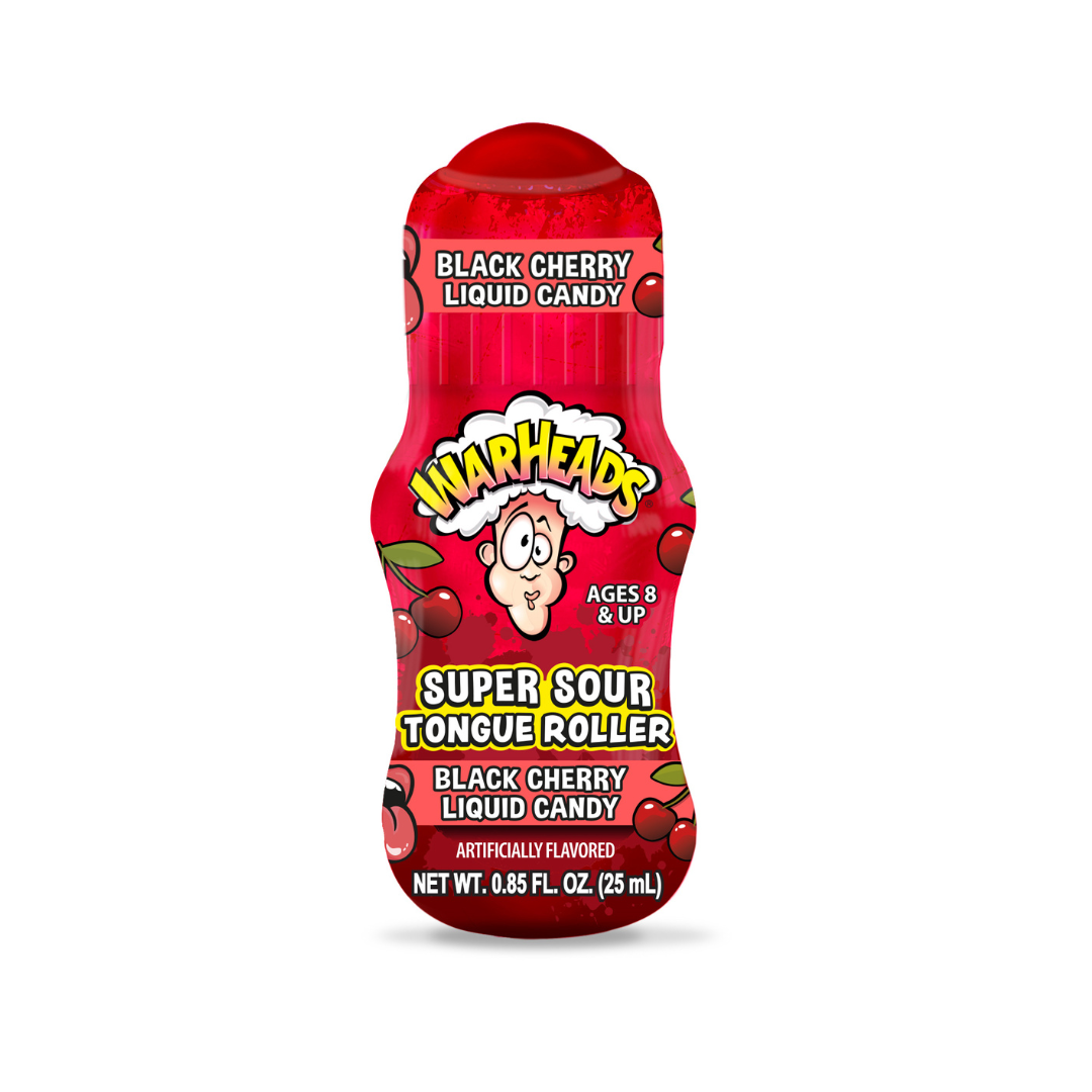 WarHeads Super Sour Tongue Roller Liquid Candy - 0.85oz / 12ct