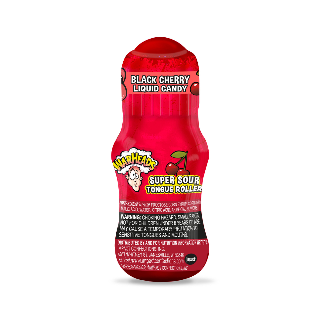 WarHeads Super Sour Tongue Roller Liquid Candy - 0.85oz / 12ct