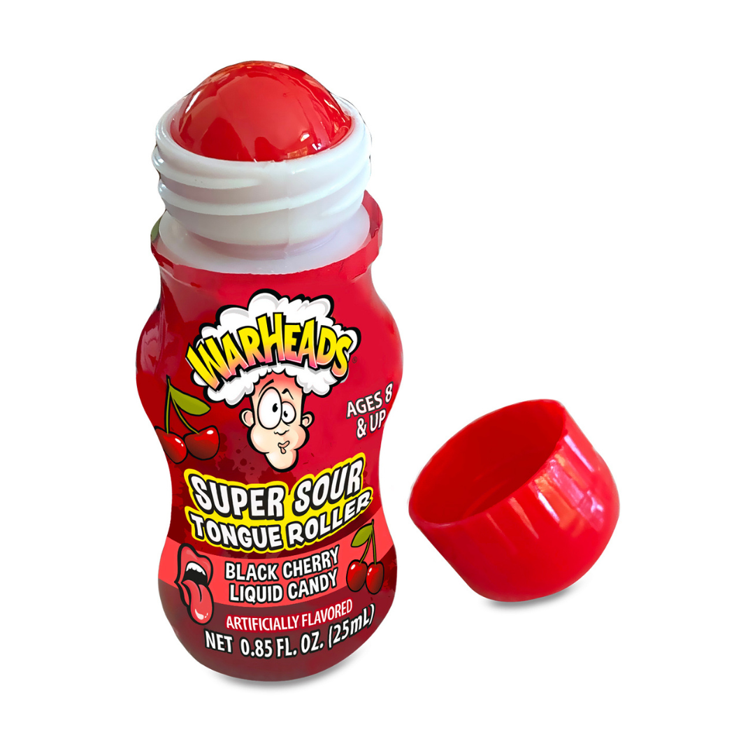 WarHeads Super Sour Tongue Roller Liquid Candy - 0.85oz / 12ct
