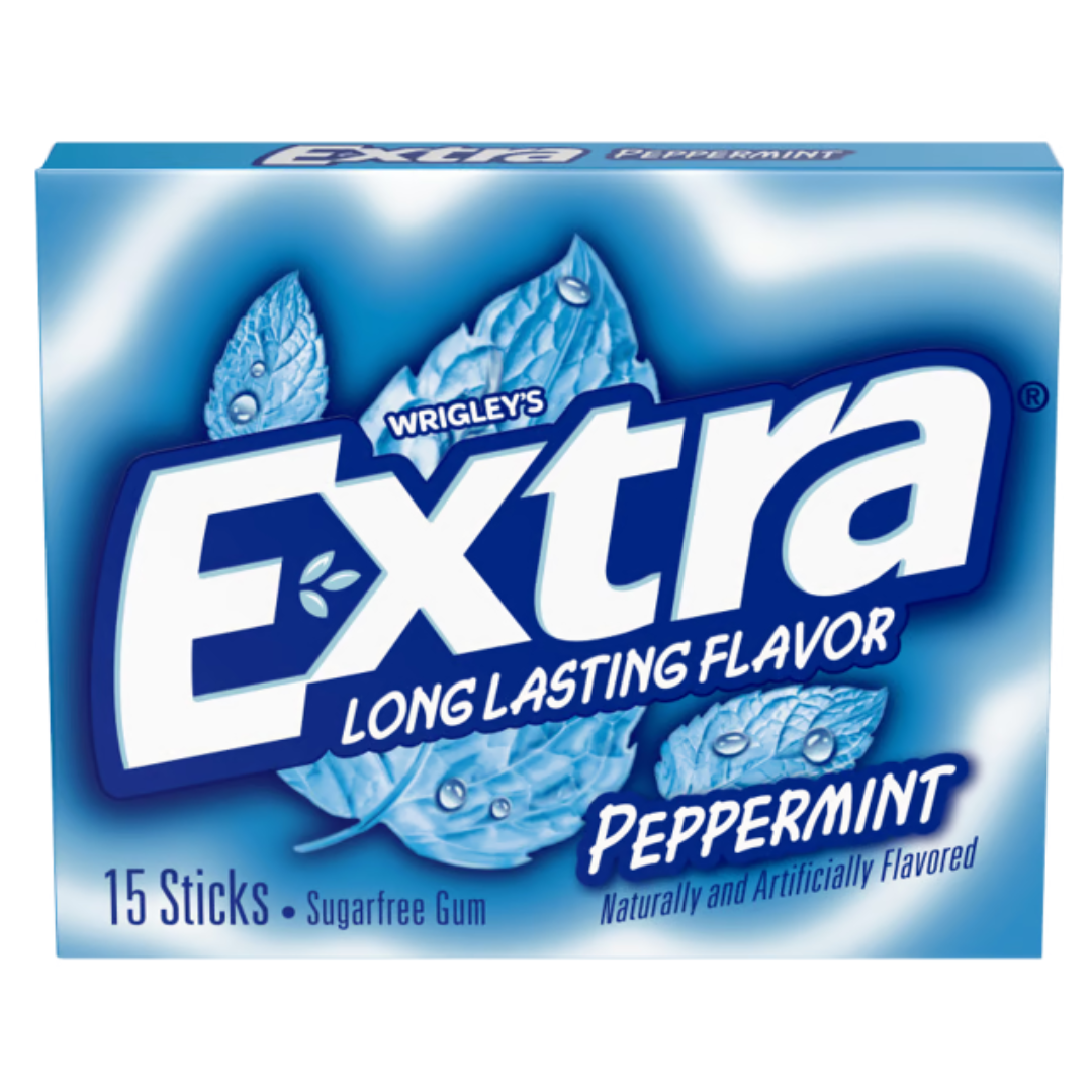 EXTRA Peppermint Sugarfree Gum - 15pc / 10ct