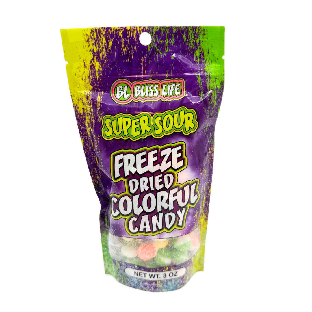 Bliss Life Super Sour Freeze Dried Colorful Candy - 3oz