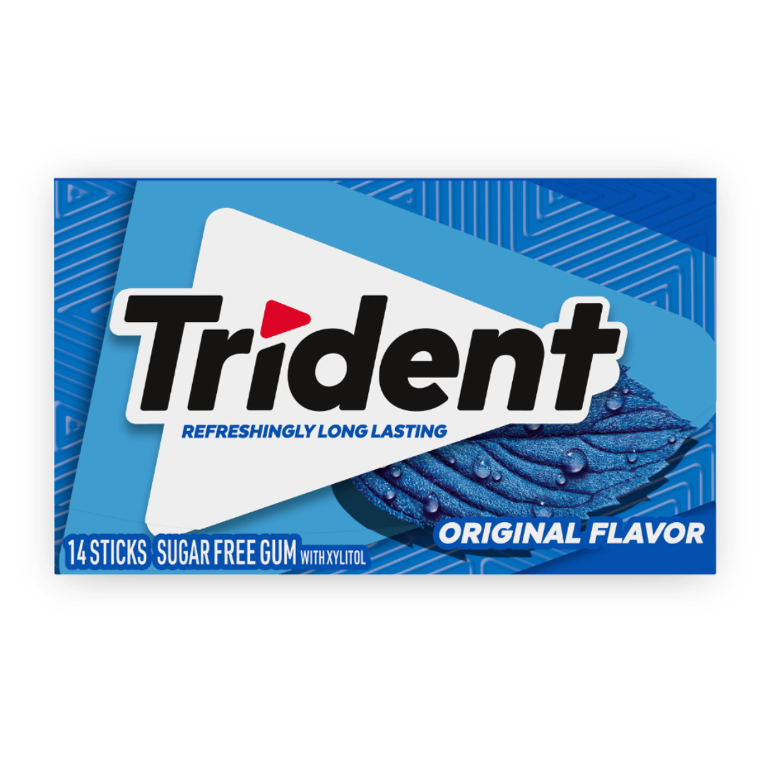 Trident Original Sugar Free Gum - 14 sticks / 12ct