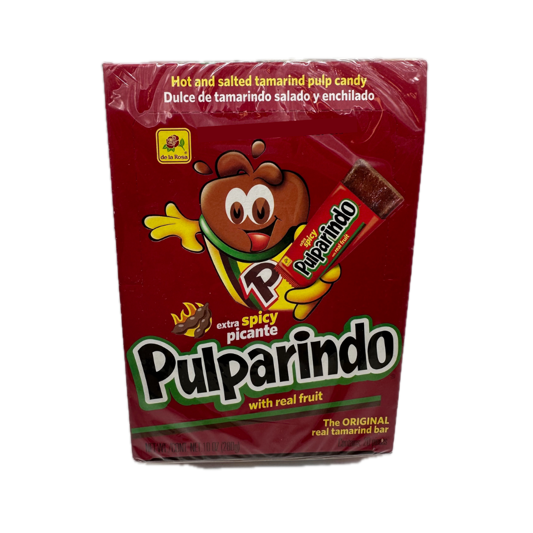 Pulparindo Extra Spicy Tamarind Bar - 0.49oz / 20ct
