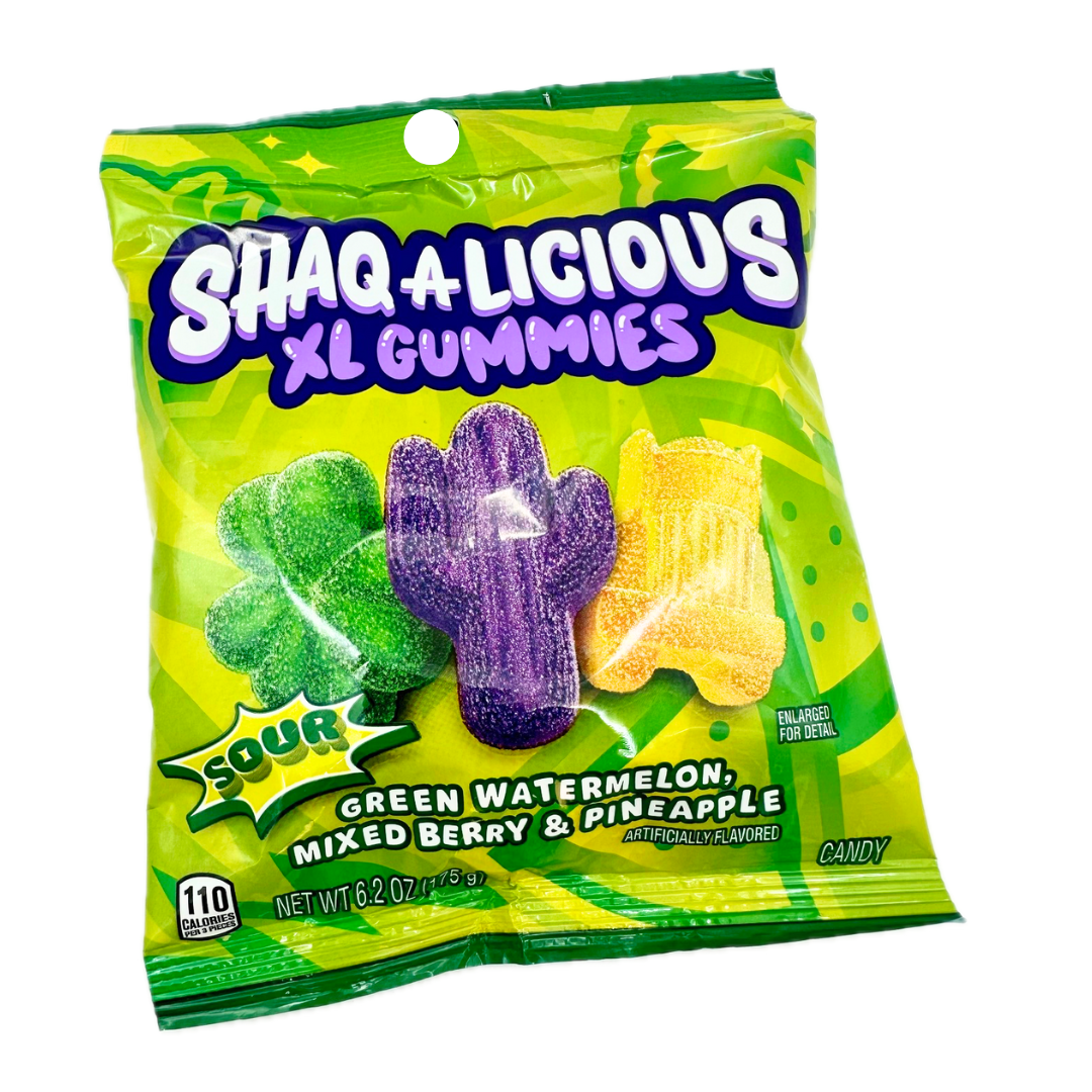 Shaq-A-Licious XL Sour Gummies - 6.2oz