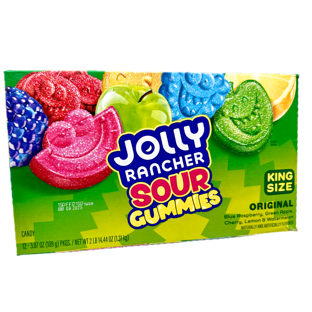 Jolly Rancher Sour Gummies King Size - 3.87oz / 12ct – Blair Candy Jolly Rancher Sour Gummies King Size - 3.87oz / 12ct – Blair Candy