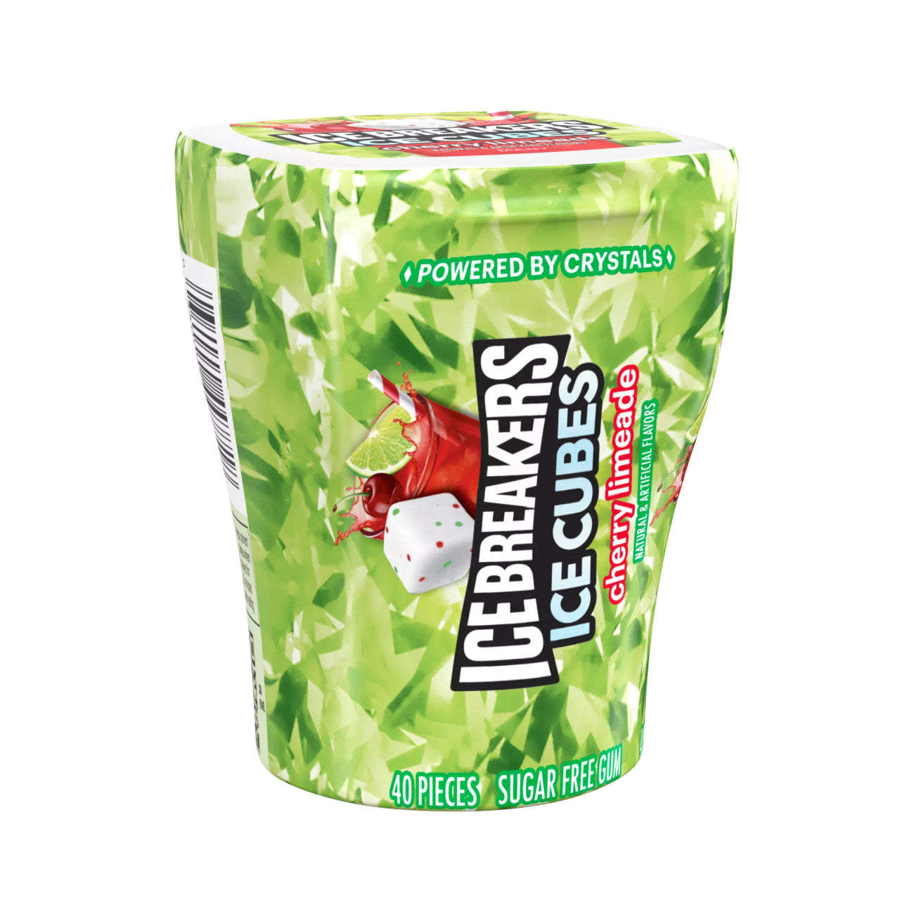 ICE BREAKERS Ice Cubes Cherry Limeade Sugarfree Gum - 40pc / 3.24oz