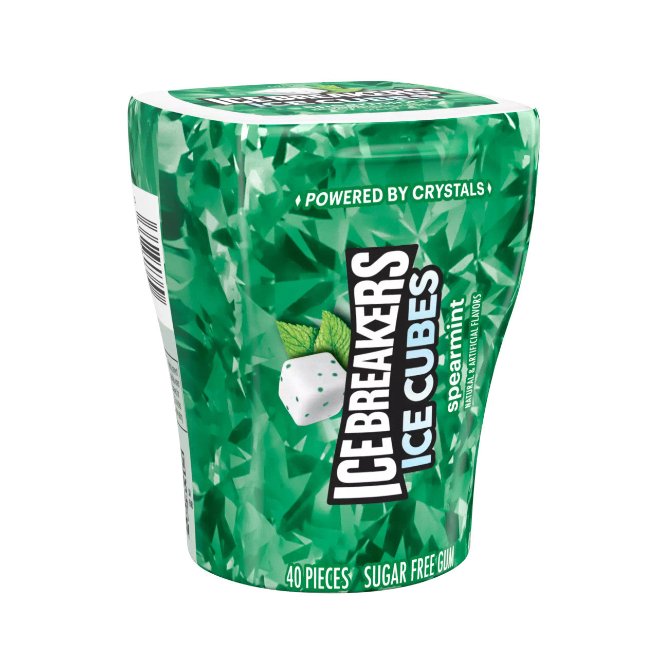 ICE BREAKERS Ice Cubes Spearmint Sugarfree Gum - 40pc / 3.24oz