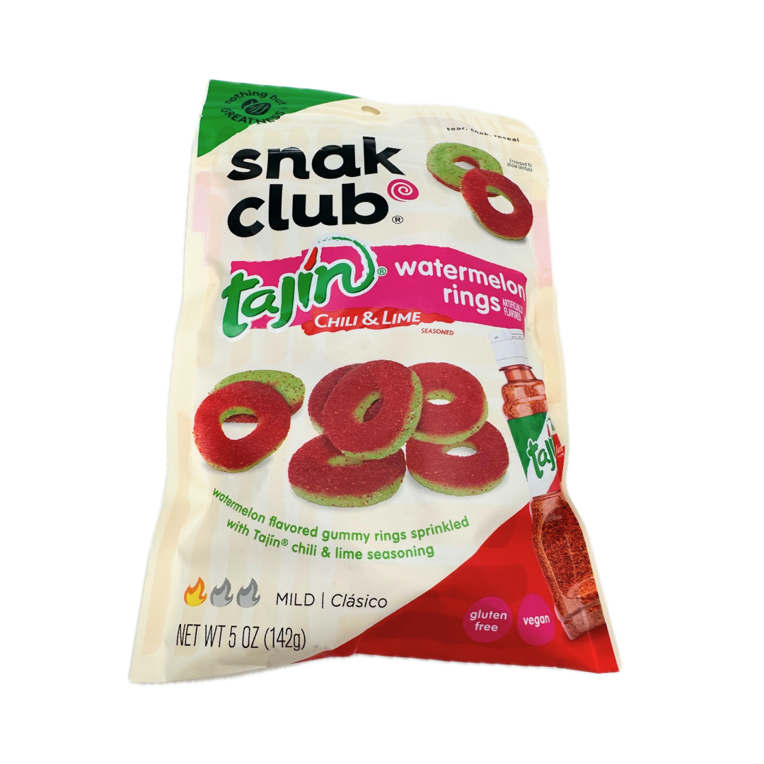 Snak Club Tajin Gummy Watermelon Rings - 5oz
