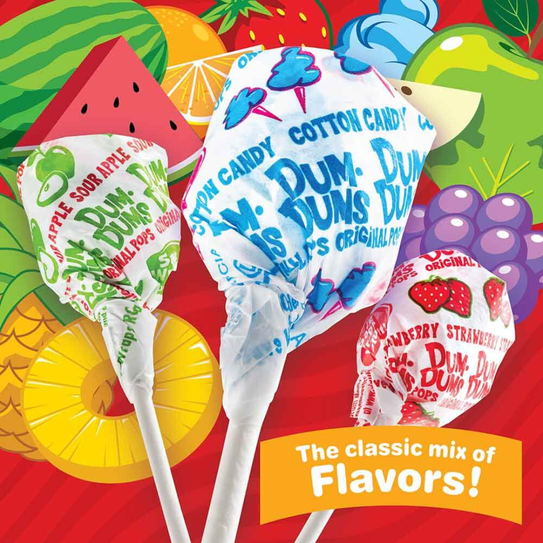 Dum Dums Original Mix Lollipops - 120ct