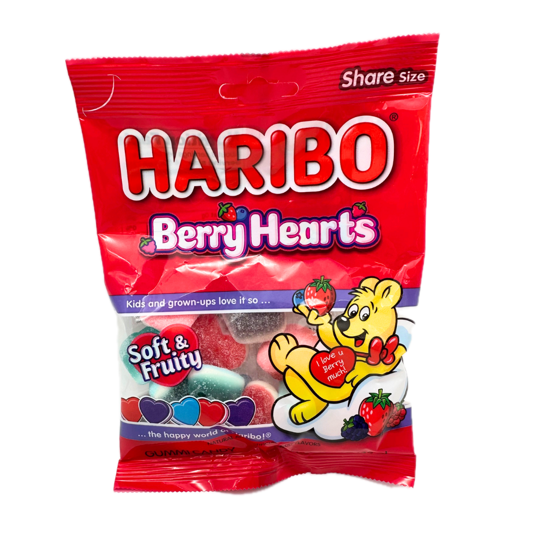 Haribo Berry Hearts - 3.1oz