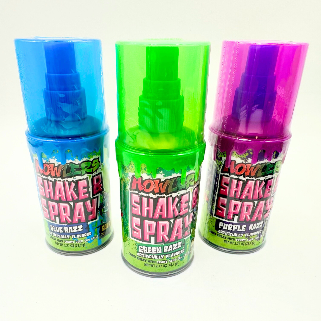 Howlers Shake & Spray Sour Candy Spray - 2.03oz / 12ct