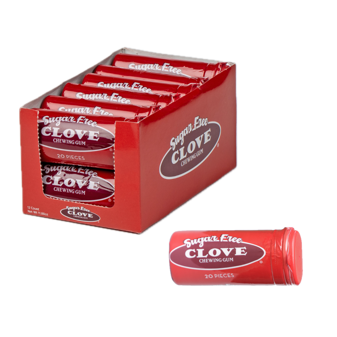 Clove Sugar-Free Gum - 20pc / 12ct