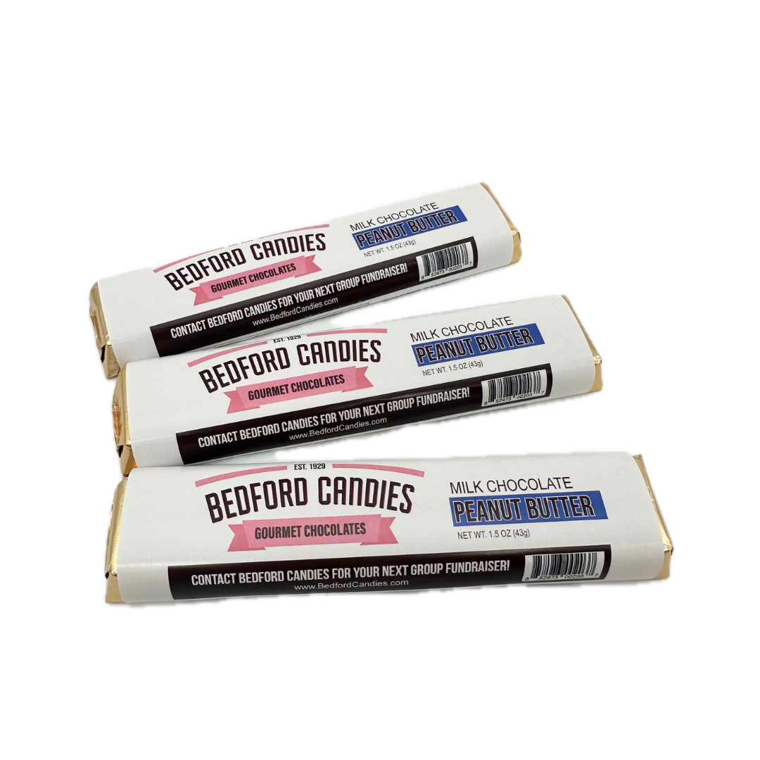 Bedford Candies Milk Chocolate Peanut Butter Bars - 1.5oz / 30ct