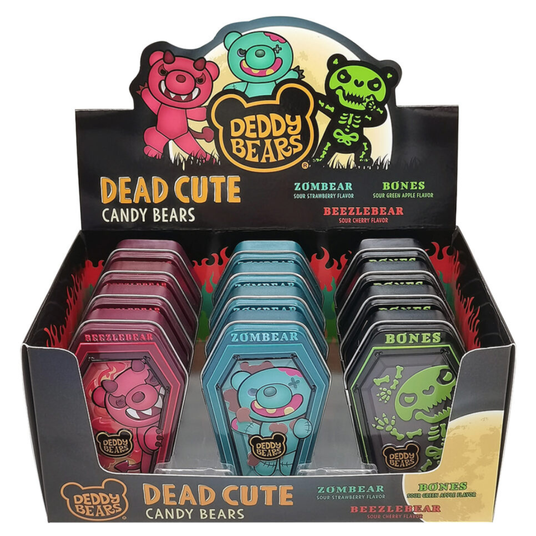 Deddy Bears Dead Cute Candy Bears Tin - 12ct