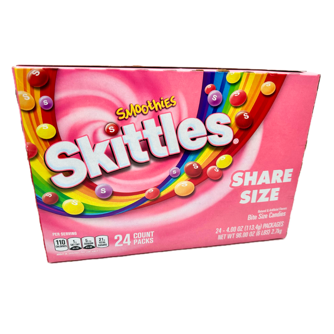 Skittles Smoothies Share Size - 4oz / 24ct