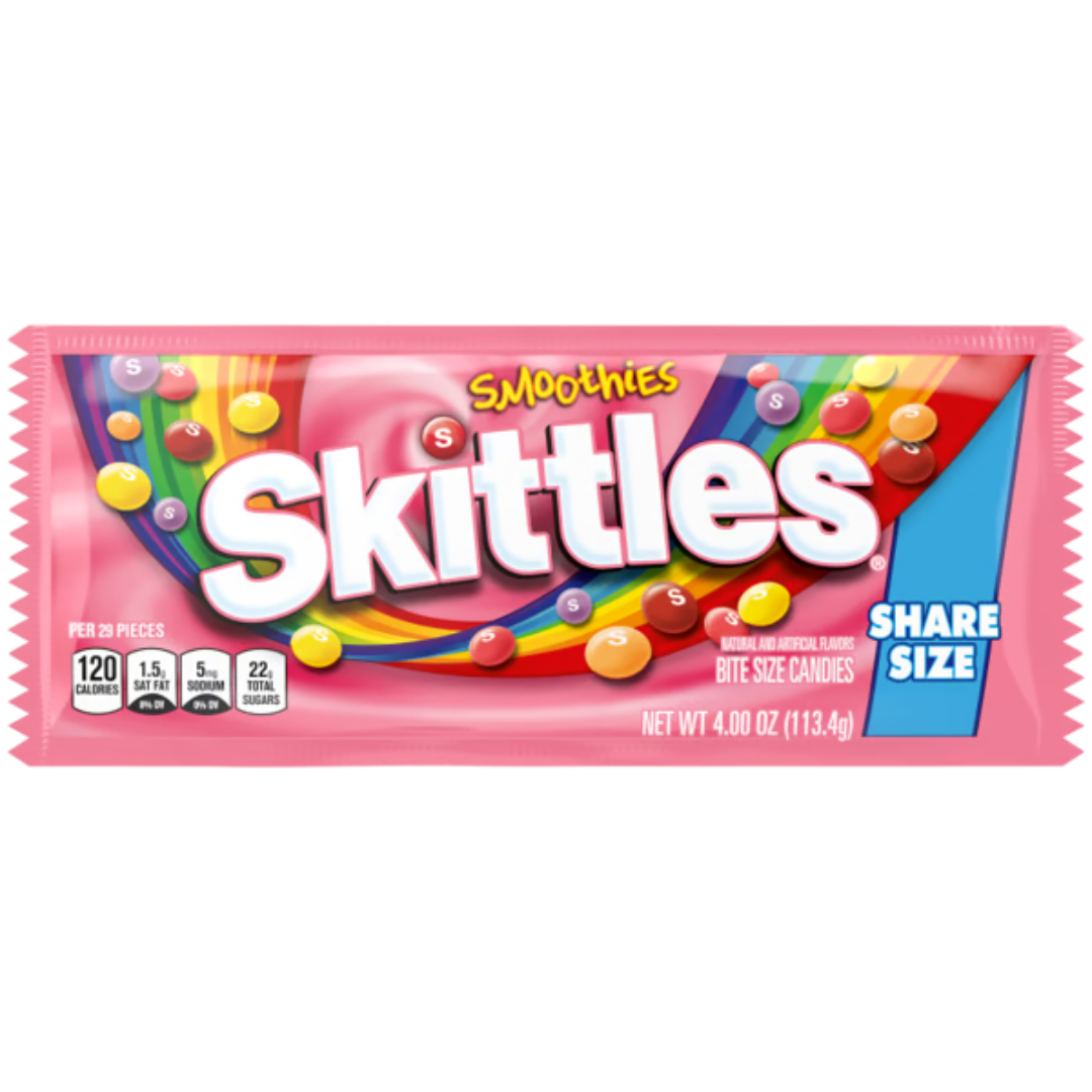 Skittles Smoothies Share Size - 4oz / 24ct