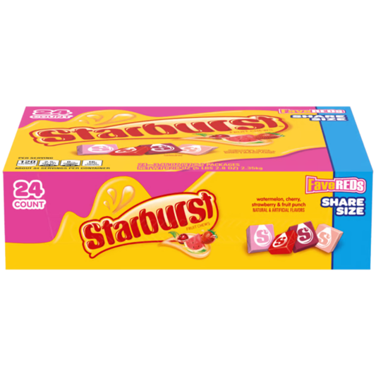 Starburst Fave Reds Share Size - 3.45oz / 24ct