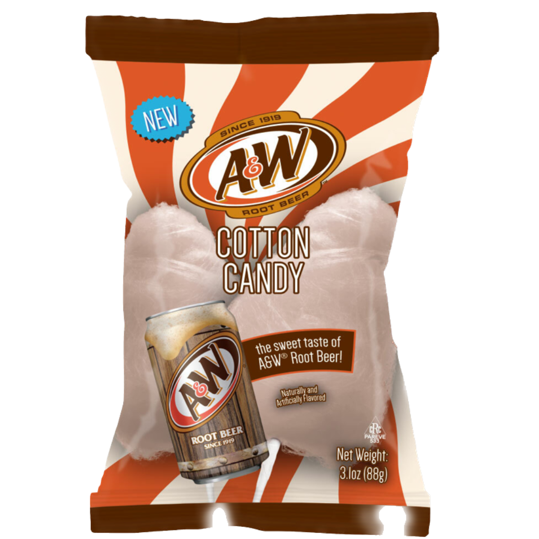 A&W Root Beer Cotton Candy - 3.1oz