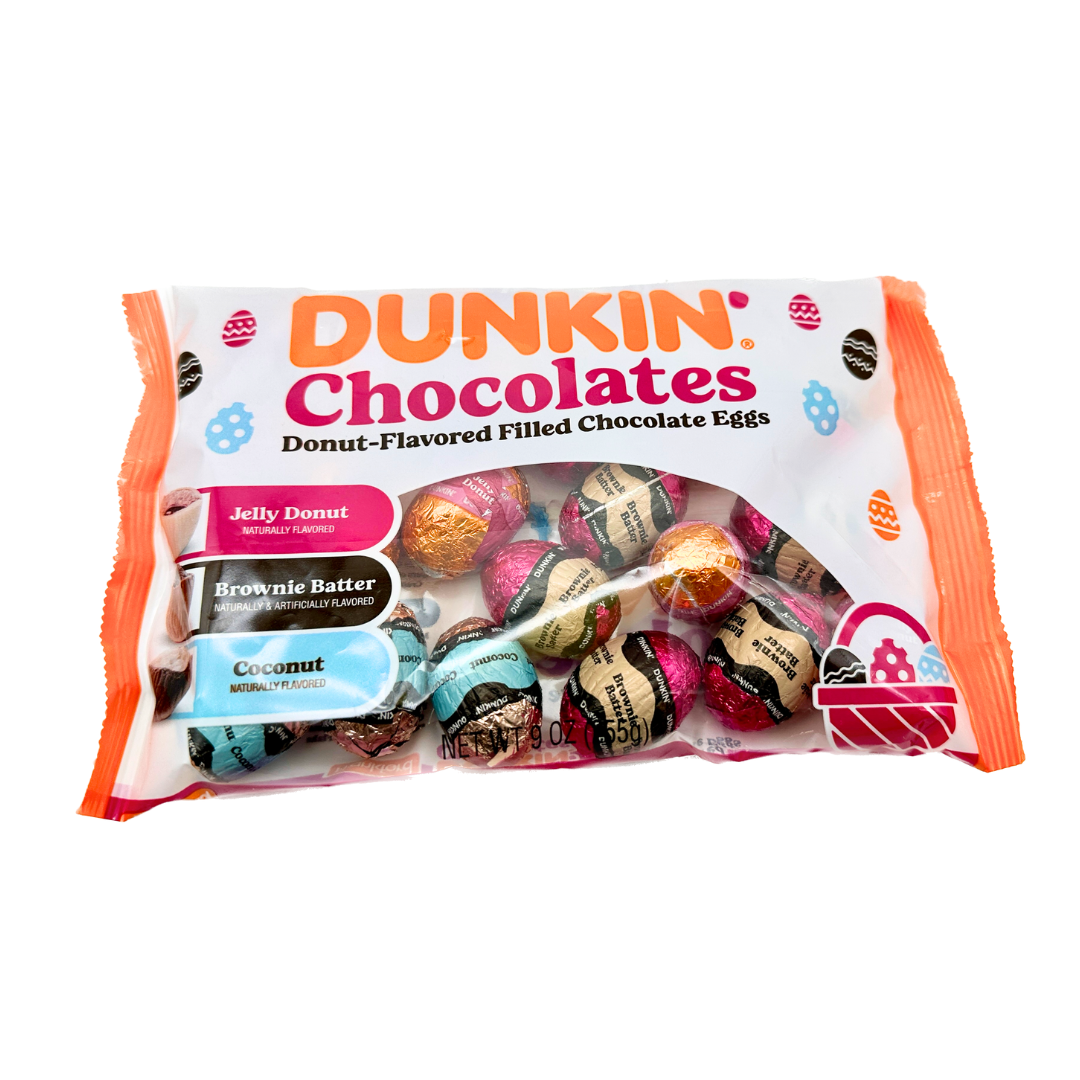 Dunkin' Donut-Flavored Filled Chocolate Eggs - 9oz