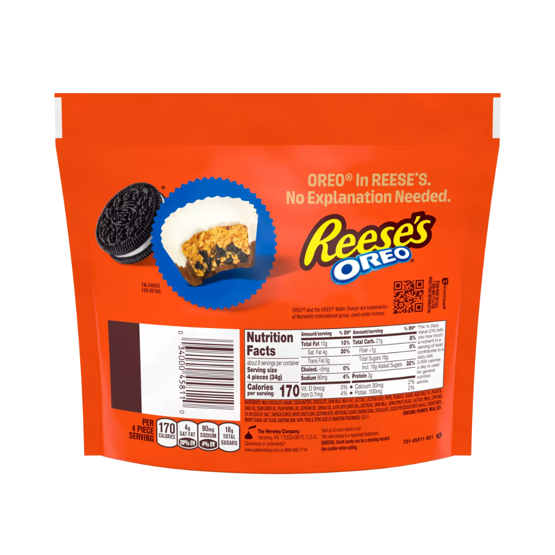Reese's OREO Milk Chocolate Miniatures Peanut Butter Cups - 9oz