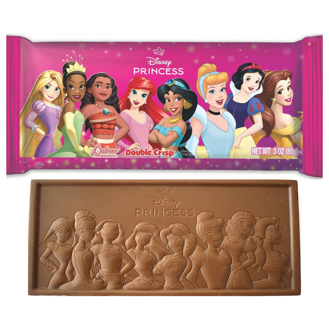 Palmer Disney Princess Double Crisp Candy Bar - 3oz / 18ct