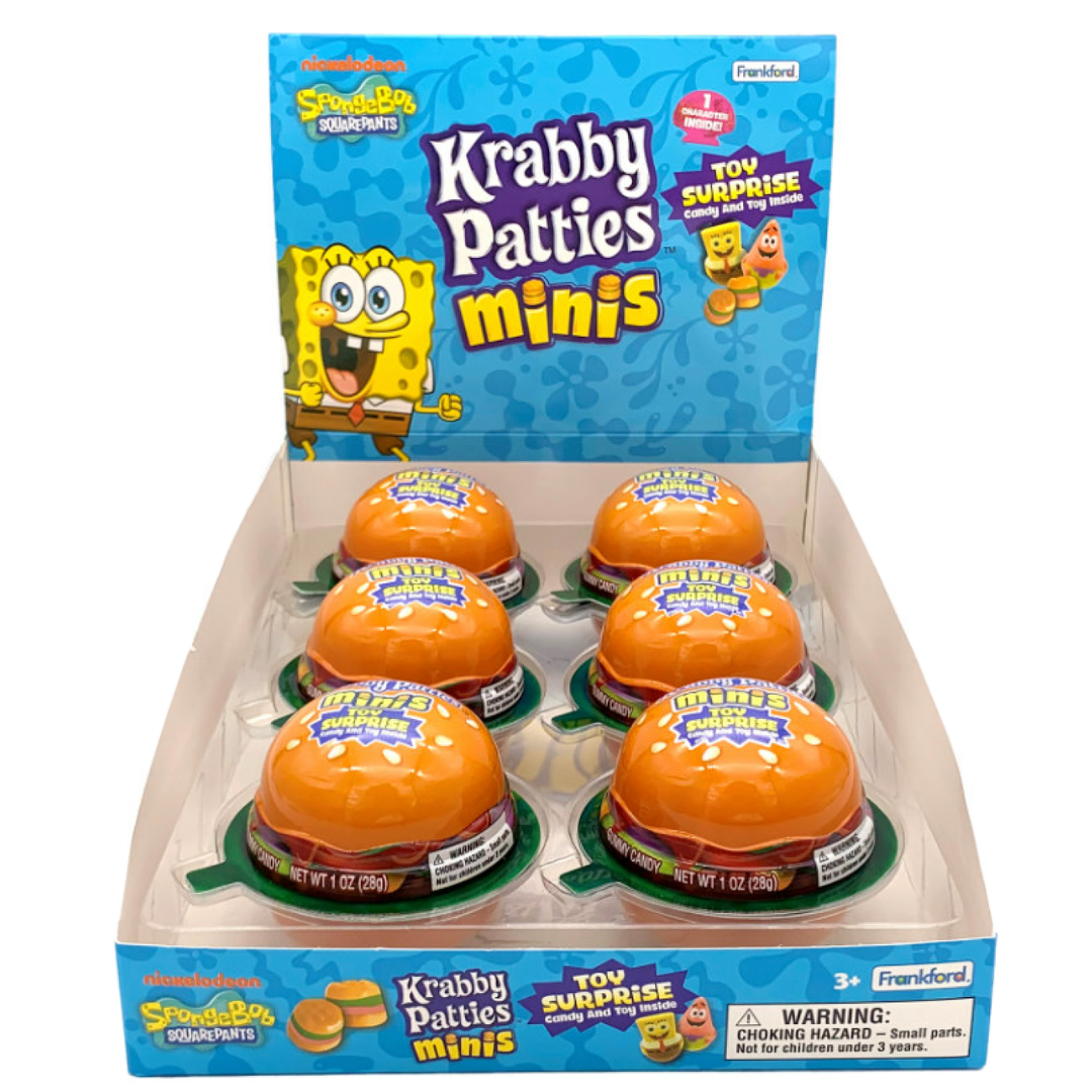 SpongeBob SquarePants Krabby Patties Minis Toy Surprise - 1oz / 6ct