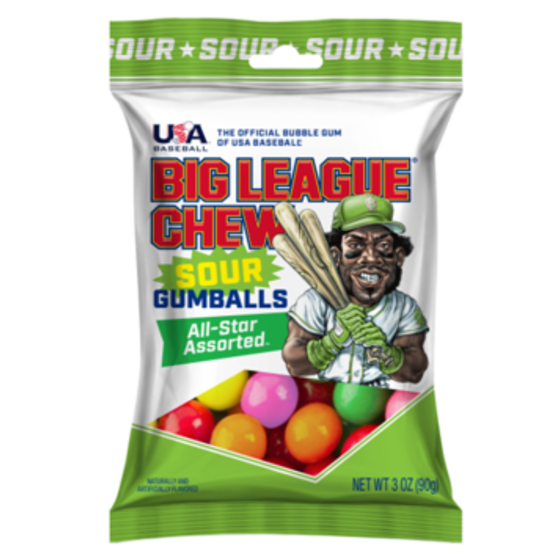 Big League Chew Sour Gumballs - 3oz