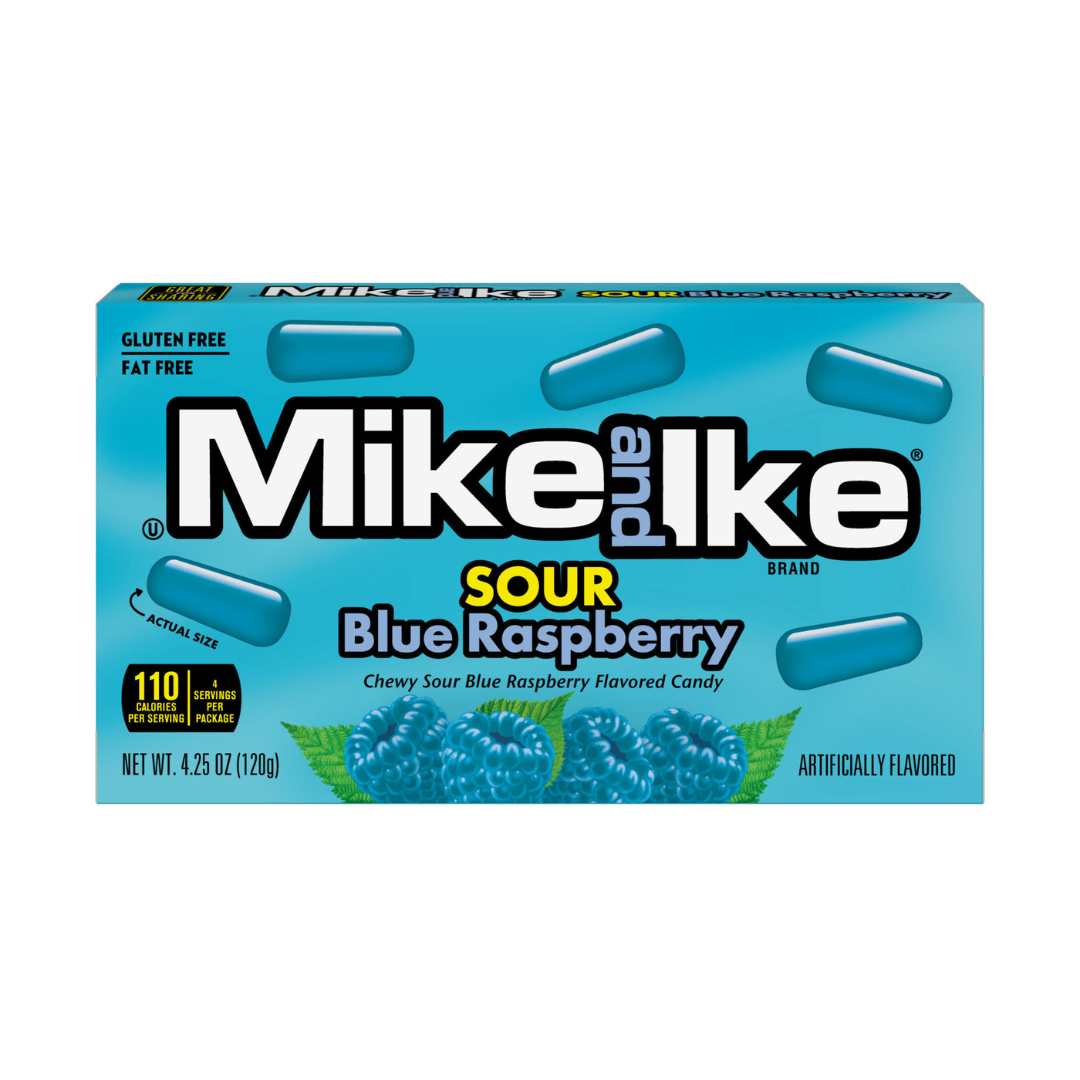Mike and Ike Sour Blue Raspberry - 4.25oz