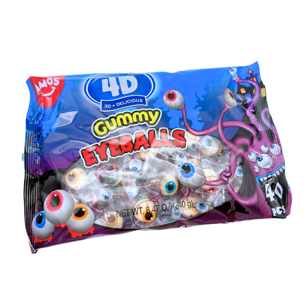 AMOS 4D Gummy Eyeballs - 8.47oz / 40ct