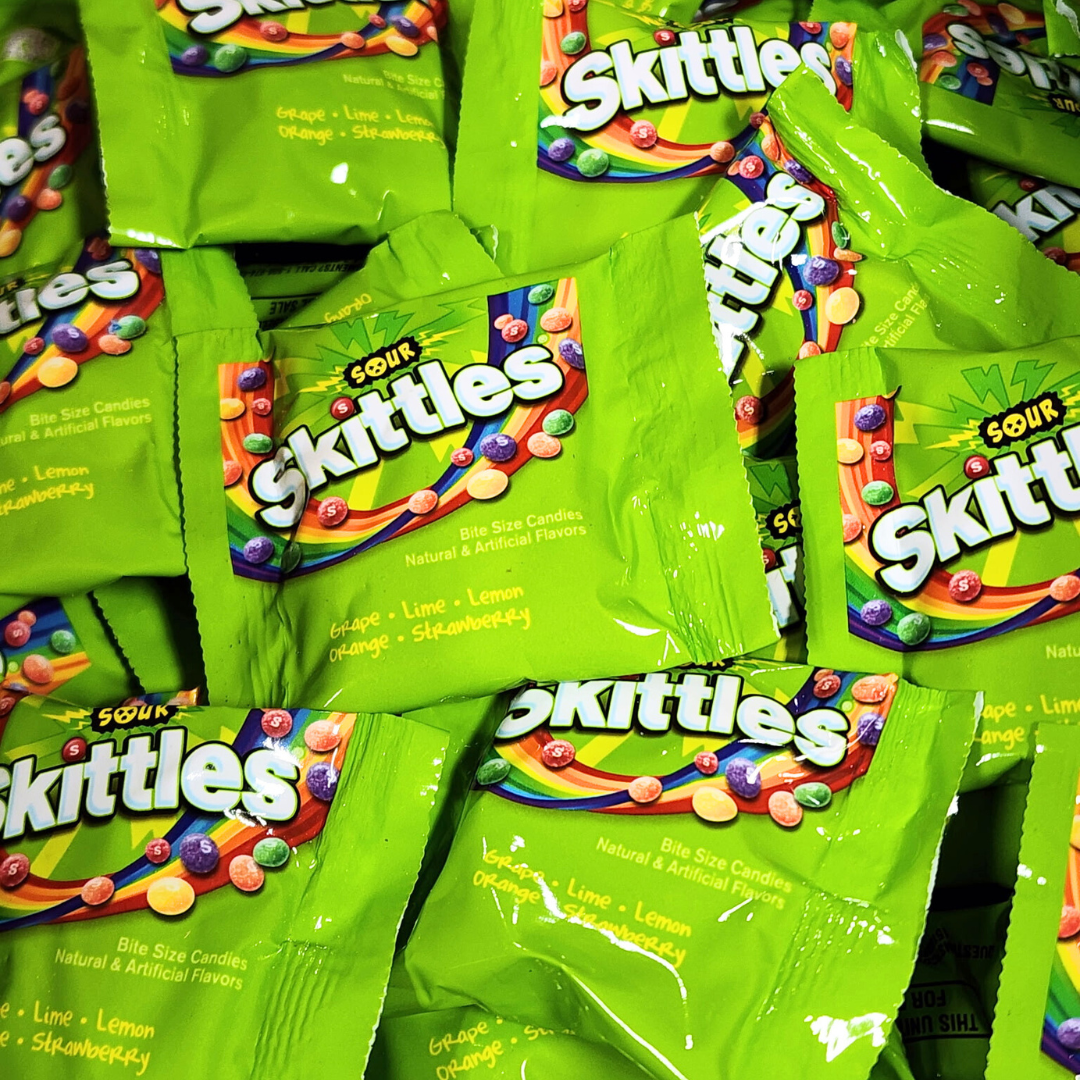 Sour Skittles Fun Size Packs - 22lb
