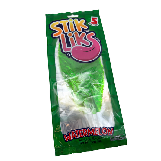 Stik Liks Watermelon Lollipops - 1.75oz / 5ct