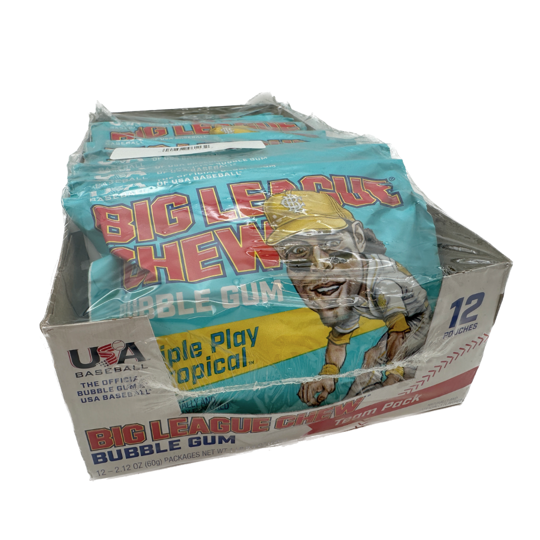 Big League Chew Triple Play Tropical - 2.12oz / 12ct