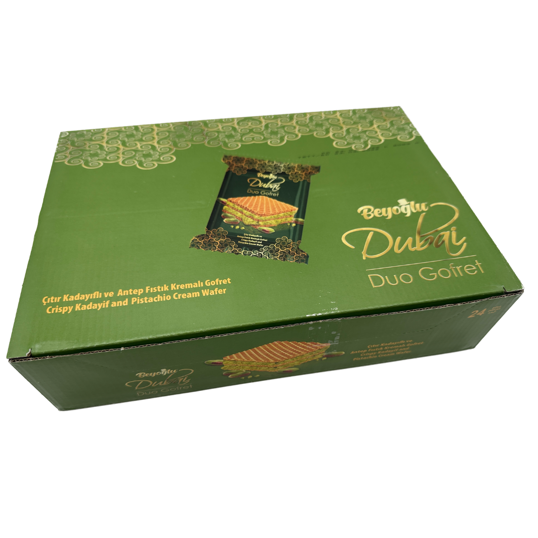 Dubai Chocolate Wafers - 36gr / 24ct