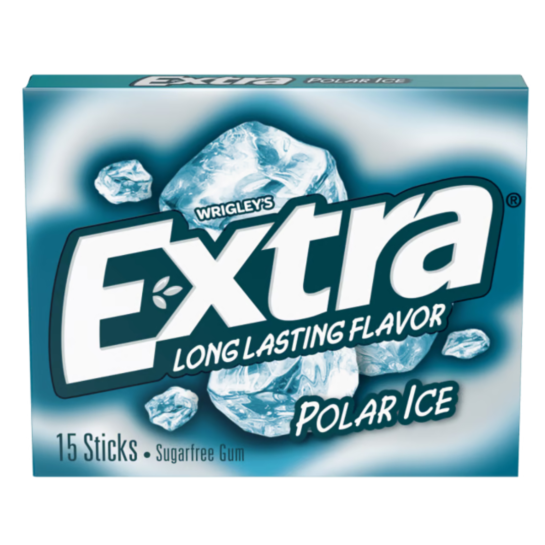 EXTRA Polar Ice Sugarfree Gum - 15pc / 10ct
