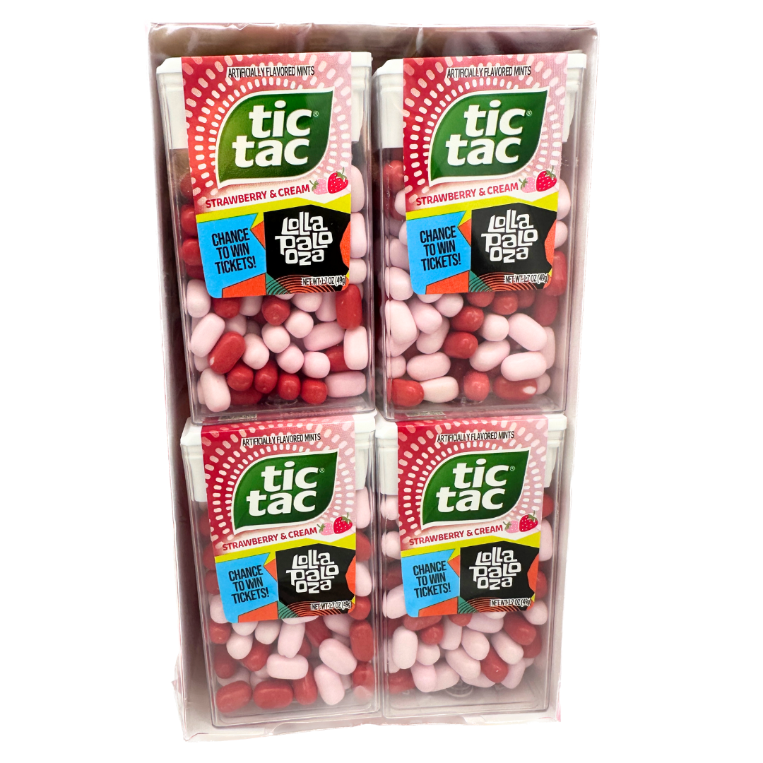 Tic Tac Strawberry & Cream. - 1.7oz / 12ct
