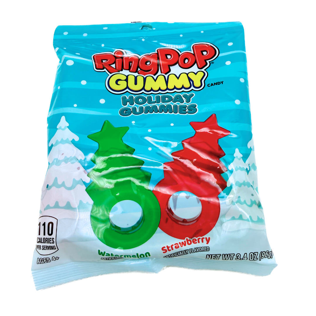 Ring Pop Holiday Gummies - 3.4oz