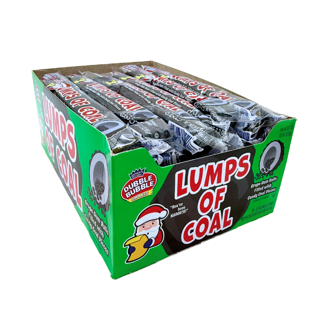 Dubble Bubble Lumps of Coal Gum - 2.3oz / 24ct