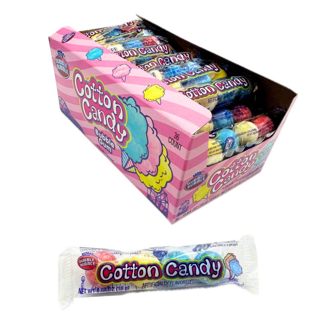 Cotton Candy Dubble Bubble Gum - 4pc / 36ct