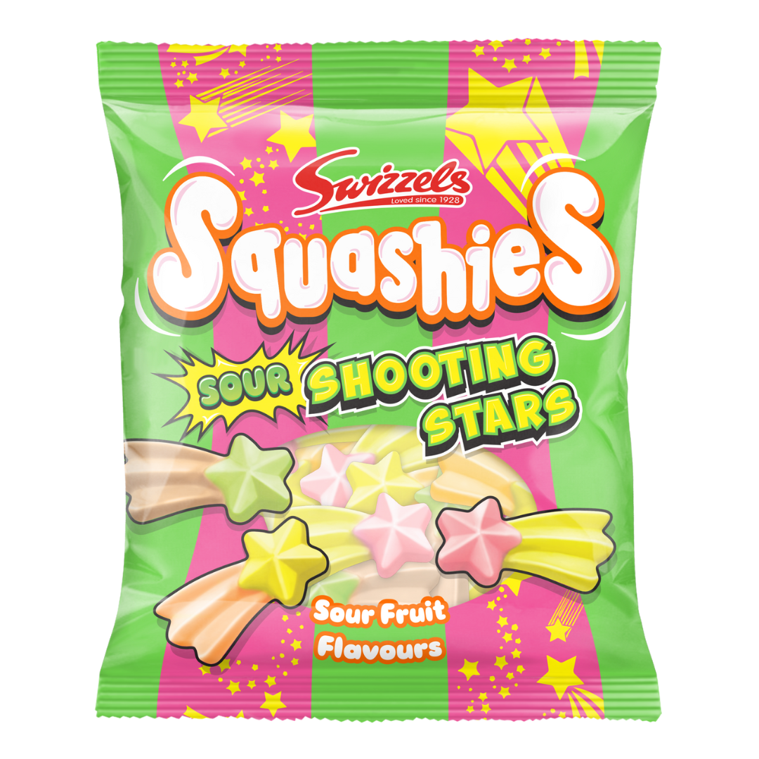 Swizzles Squashies Sour Shooting Stars - 100g