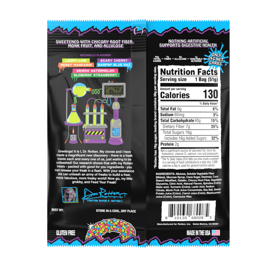 Rotten Original Gummy Cruncheez - 1.8oz