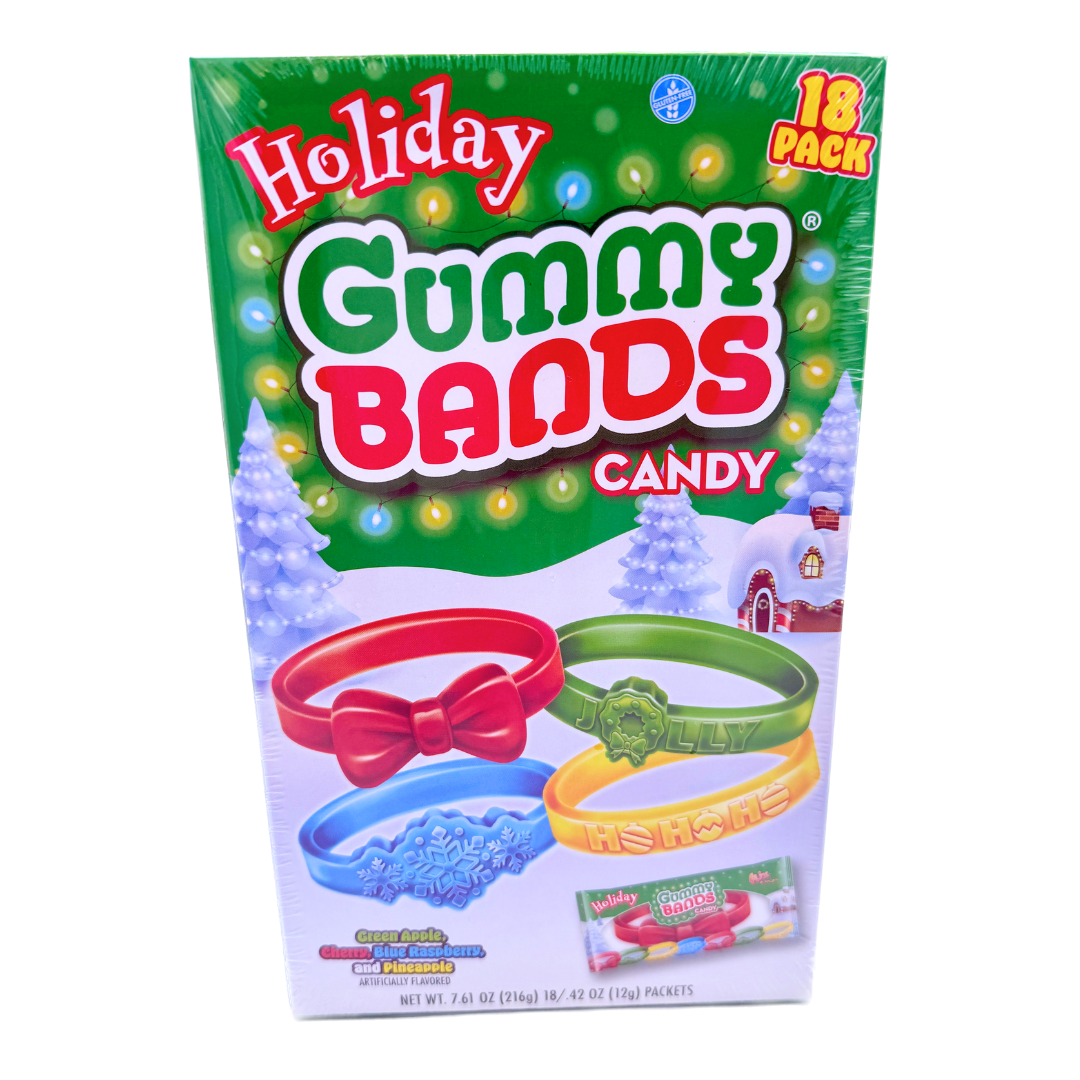Holiday Gummy Bands Candy - 0.42oz / 18ct