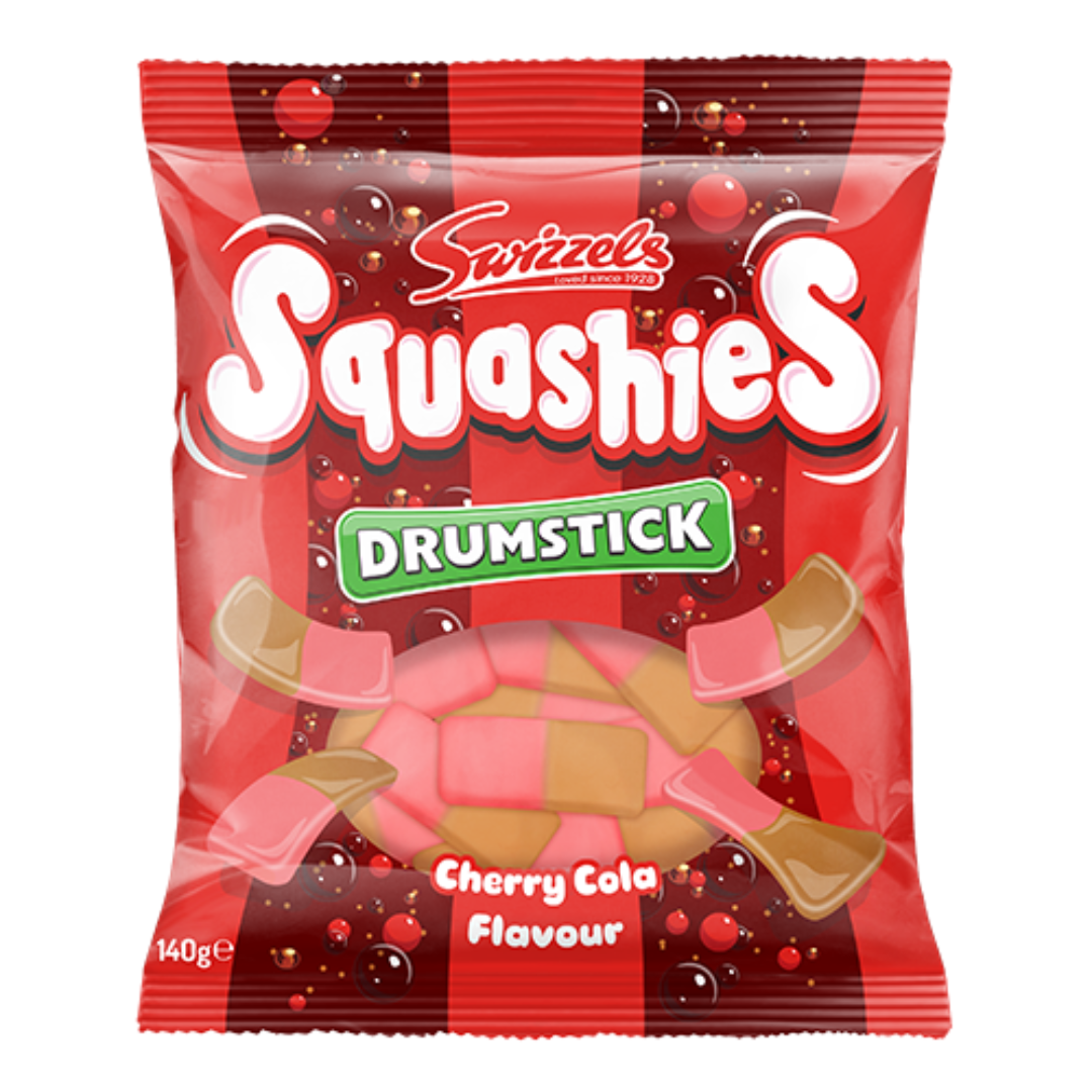 Squashies Cherry Cola Drumsticks - 140g
