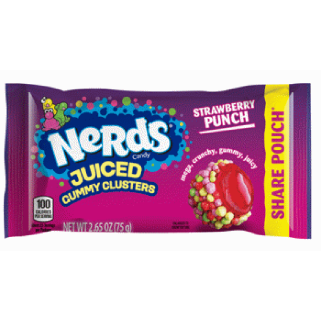 Nerds Strawberry Punch Juiced Clusters Share Packs - 2.65oz / 12ct